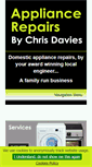 Mobile Screenshot of chrisdaviesappliancerepairs.com